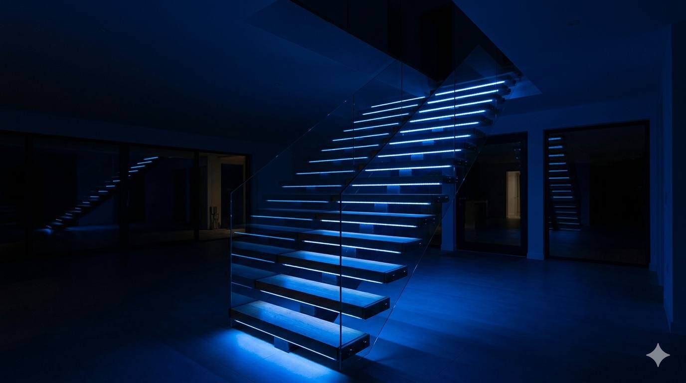 LED φωτισμός σκάλας